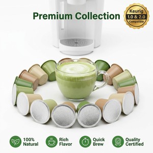 Matcha Pure Ceremonial Grade Matcha Pods - Natural Energy Booster Green Tea Capsules OEM - Product Image 2