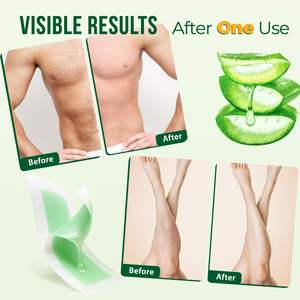 Private Label 40 <span class=keywords><strong>strisce</strong></span> per il corpo e 20 piccole <span class=keywords><strong>strisce</strong></span> per il viso rimuovono i capelli indesiderati 2 <span class=keywords><strong>in</strong></span> 1 <span class=keywords><strong>strisce</strong></span> di cera per la depilazione per uso domestico - Product Image 4