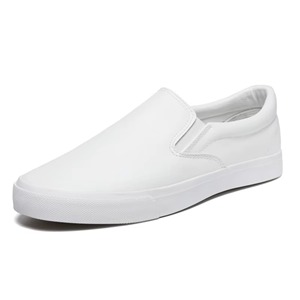 Chaussures décontractées personnalisées pour hommes, bicolores noir et blanc - Product Image 5