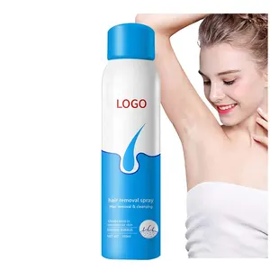 AEROSOL fabricante OEM ODM removedor de cabelo creme espuma Melhor Privada 120ml 150ml removedor de cabelo permanente spray para homens e mulheres