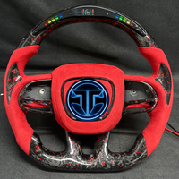 Volant en fibre de carbone véritable de haute qualité pour Dodge Charger Challenger Hellcat Durango SRT RT GT, pièces de rechange automobiles