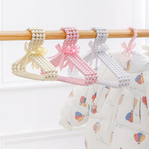 <span class=keywords><strong>Cintre</strong></span> de luxe pour bébé et enfant, <span class=keywords><strong>en</strong></span> plastique perlé, pour salon, armoire, magasin de vêtements, présentoir - Product Image 2