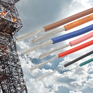 Cable de Cobre Trenzado con Aislamiento ETFE UL1015 de un Solo Núcleo, 150-600V, Recubierto de Estaño, para Calefacción, 100m de Longitud, Flexible, con Gancho - Product Image 3