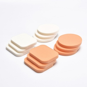 Éponge de maquillage jetable ronde en latex, professionnelle pour le fond de teint, applicateur cosmétique léger en SBR, ensemble d'éponges de maquillage en forme de cale pour le visage - Product Image 5