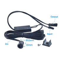 Interrupteur de porte à détecteur de mouvement 1216 Sub-control 5A 12V 24V 60W 120W pour placard, armoire, meuble - Garantie 5 ans