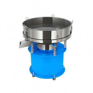 Tamis vibrant en acier inoxydable de haute qualité de 500 mm de diamètre pour poudre, petit tamis expérimental pour farine et poudres - Product Image 2