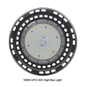 5 Year Warranty IP65 Led Highbay Light Color Temperature Power Selectable 3000-6500K 240W Warehouse Lamp