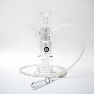 卸売 三段タワー ガラス製シーシャ LEDライト付き喫煙具 - Product Image 3