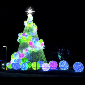 Luces Decorativas para Árboles de Navidad para Grandes Proyectos y una Disposición Visual Coherente en Grandes Sitios Comerciales Navideños - Product Image 1