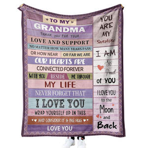 Coperte in Pile e Flanella per Regali alla Famiglia: Papà, Mamma, Figlio, <span class=keywords><strong>Figlia</strong></span>, Nonna, Nonno, Nipote, Nipotina - Product Image 4