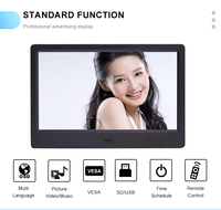 Papan Reklame Digital Mini, Layar Tampilan Iklan Lcd dengan Input Video 7 Inci Ukuran Kecil