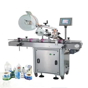 Top Flat Surface Bottle Self-Adhesived Sticker Labeling Machine Automatic Labeling Applicator For Bottles