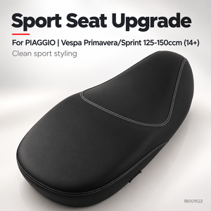 Sedile Sportivo per <span class=keywords><strong>PIAGGIO</strong></span> |   Vespa Primavera/Sprint 125-150ccm (2014+) 1B001822 - Product Image 1