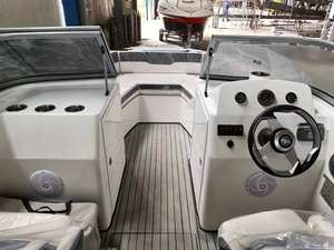 Рыболовная лодка L620 из стекловолокна на 10 человек, 6,2 м, с двумя подвесными моторами по 150 л.с., спортивная яхта, лодка для вейксерфинга - Product Image 2