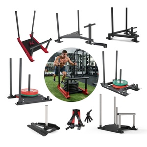 Trineo Triangular de Acero Negro VIGFIT Modelo MS003 - Trineo Compacto para Gimnasio para Entrenamiento de Fuerza y Velocidad - Product Image 6