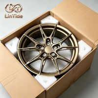 Rines de Aleación de Bronce Satinado, Forjados, Cóncavos, Multirradio, Personalizados, para Vehículos Deportivos Premium
