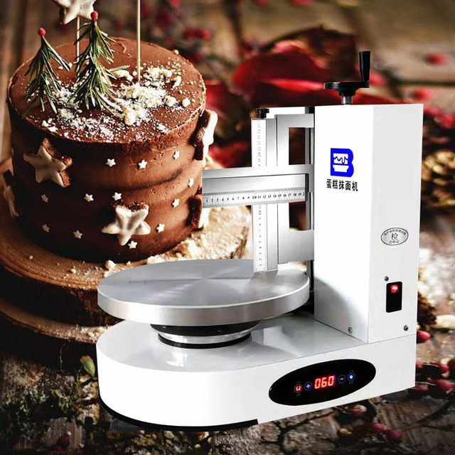 Cake Coat Machine Birthday Cake Automatic Icing Machine Decorate Cake Decorating