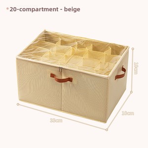 Non-Woven Fabric <b>Space</b>-<b>Saving</b> Dustproof <b>Shoe</b> Cabinet Boots <b>Shoe</b> <b>Storage</b> Bag Transparent Foldable <b>Shoe</b> Bag - Product Image 4