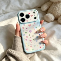 Nouvelle coque de téléphone en silicone imitation verre pleine écran style Ins pour iPhone 18 Pro Max, 17, 16, 15, 14 – Housse de protection mignonne