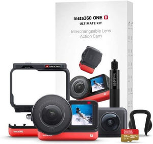 Cámara Insta360 <span class=keywords><strong>ONE</strong></span> <span class=keywords><strong>RS</strong></span> Edición <span class=keywords><strong>360</strong></span> de <span class=keywords><strong>1</strong></span> Pulgada, Entrega Rápida, con Visión Nocturna, Pantalla Táctil, Gran Angular, Funciones de Pantalla Dual - Product Image 1