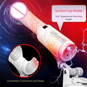 Juguetes Sexuales Telescópicos con Calefacción para Adultos, Vibrador Masturbador con Base de Ventosa, Consoladores Vibradores para Mujeres - Product Image 5