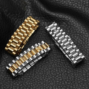 Correa de Repuesto de Acero Inoxidable de 20 mm y 3 Eslabones para Reloj Rol-e-x Oy-ster Per-petual <span class=keywords><strong>Datejust</strong></span> - Product Image 3