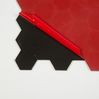 Leeven — bâton hexagonal en plastique et aluminium, bricolage, bande adhésive, carrelage de mosaïque blanche, mur de vinyle