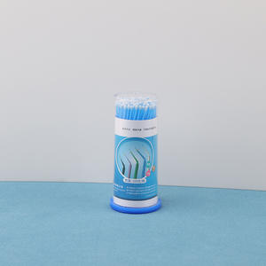 Bâtonnets médicaux dentaires jetables, brosses adhésives, beauté buccale, bâtonnets en coton carrés en plastique, petits, 100 bâtonnets/paquet - Product Image 4