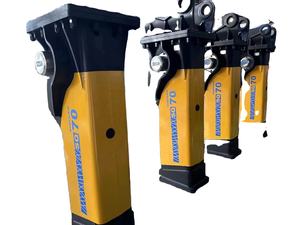 Martillo Hidráulico SQ 70 Tipo Caja con Sistema de Engrase Automático y Acumulador para Excavadoras de 16-21 Toneladas, Motor Incluido - Product Image 2