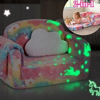 Canapé-lit pliant moderne et personnalisé pour enfant, fauteuil inclinable, mobilier pour bébé, ensemble canapé-chaise pour salon