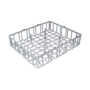 Panier de rangement rectangulaire autoportant en acier résistant à la chaleur, avec cadre en matériau traité thermiquement et durable - Product Image 1