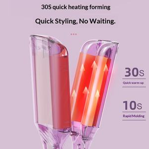 Herramienta Eléctrica para Peinar el <span class=keywords><strong>Cabello</strong></span> con Iones Negativos y Ondas <span class=keywords><strong>de</strong></span> Agua, con LED en Forma <span class=keywords><strong>de</strong></span> W <span class=keywords><strong>de</strong></span> 32 mm, Rizador <span class=keywords><strong>de</strong></span> Cerámica para Rizar el <span class=keywords><strong>Cabello</strong></span> en Espiral - Product Image 4