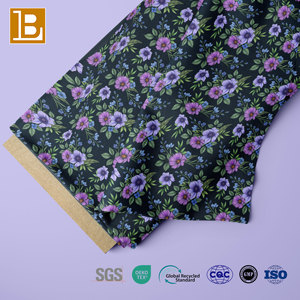 <span class=keywords><strong>Noir</strong></span> violet fleur impression numérique échantillon gratuit personnalisé fibre naturelle 100% <span class=keywords><strong>tissu</strong></span> de <span class=keywords><strong>lin</strong></span> biologique pour vêtements <span class=keywords><strong>tissu</strong></span> au <span class=keywords><strong>mètre</strong></span> - Product Image 3