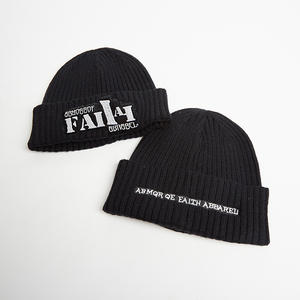 Gorro de Punto Jacquard Lanhai Clásico Personalizado con Logotipo Bordado, Gorro con Logotipo Personalizado al por Mayor, Gorro Cálido - Product Image 5