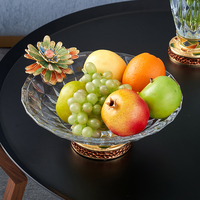 RORO-Plateau de fruits secs en verre émaillé, unique, moderne, pour la maison, la maison, le bureau, l'hôtel