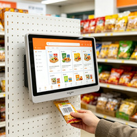 XT802E Kiosque à montage VESA, terminal de scanner en libre-service, vérificateur de prix, fabricant de kiosques Android personnalisés pour les intégrateurs de systèmes
