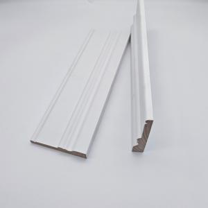 Plinthe en MDF moderne <span class=keywords><strong>blanc</strong></span> apprêté pour portes et fenêtres, moulure de finition en bois - Product Image 3