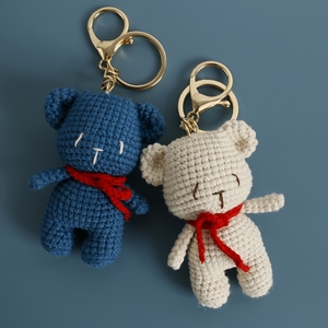 Muñecos <span class=keywords><strong>de</strong></span> ganchillo <span class=keywords><strong>Amigurumi</strong></span>, juguetes <span class=keywords><strong>de</strong></span> animales, osos <span class=keywords><strong>de</strong></span> peluche, artículos <span class=keywords><strong>de</strong></span> ganchillo hechos a mano, llaveros <span class=keywords><strong>de</strong></span> oso <span class=keywords><strong>de</strong></span> peluche, venta al por mayor - Product Image 2