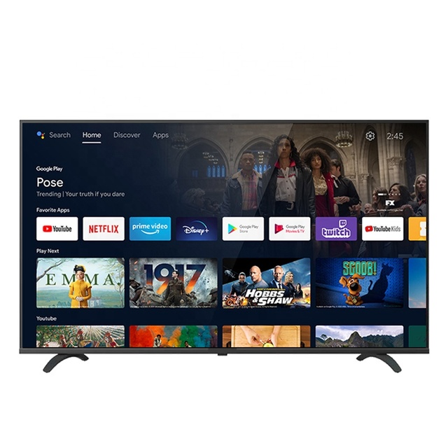 Wide Screen 4K QUHD Antenna Supported Android Television 55''-85'' HDTV LED DVB-T2/S2 Compatible Smart Tv Screen Replacement