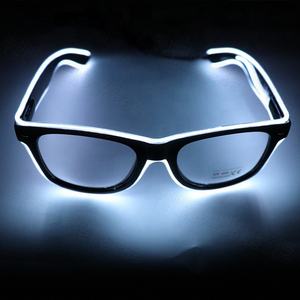Lunettes LED lumineuses Lunettes <span class=keywords><strong>de</strong></span> <span class=keywords><strong>soleil</strong></span> EL Wire Neon Glasses Glow in Dark Party Supplies Neon Party Favors Nouveauté Cadeau Fournitures - Product Image 3