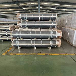 อิเล็กโทรดคาร์บอน อิเล็กโทรดกราไฟต์ RP สำหรับเตาอาร์ค อิเล็กโทรดคาร์บอนสำหรับการผลิตเฟอร์โรอัลลอย - Product Image 4