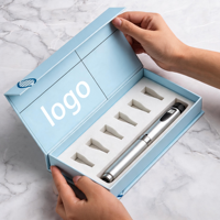 Boîte d'emballage pour stylo d'injection V2 avec plateau intérieur, étui de rangement en carton personnalisé avec logo pour stylo doseur réutilisable