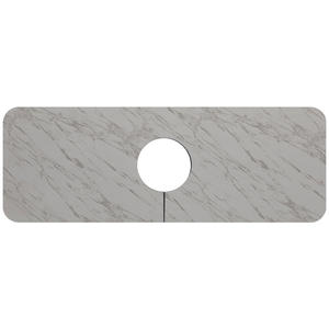 Tapis de robinet rectangulaire en fibre de polyester, couleur unie, séchage rapide, imperméable, anti-moisissure, pour lavabo de salle de bain, comptoir de cuisine - Product Image 5