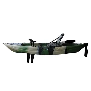 A 9,5 pies, una persona, lagos y ríos, Pedal, Kayak individual, canoa de pesca/kayak, sentarse en la parte superior