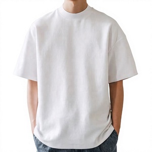T-shirt pour homme à épaules tombantes, durable, en coton biologique de qualité supérieure. Nous sommes spécialisés dans tous les types de services d'impression. - Product Image 3