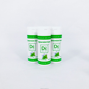 Emballage de <span class=keywords><strong>tube</strong></span> de xylitol DC24 Halal chewing-<span class=keywords><strong>gum</strong></span> dent friendly variété menthe verte chewing-<span class=keywords><strong>gum</strong></span> sucré sans sucre - Product Image 5