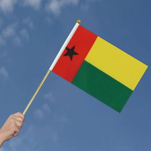 Drapeau Fanion Guinée-Bissau 14*21cm à Agiter à la Main avec Tige <span class=keywords><strong>en</strong></span> Bois – Vente Chaude Mondiale <span class=keywords><strong>en</strong></span> Gros - Product Image 3