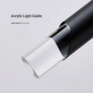 Lampadario a Sospensione LED Moderno in Acrilico e Alluminio, Tubo Lungo, Luce Bianca Calda, per Uso Alberghiero - Product Image 5