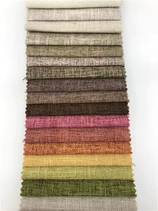 चीन कारखाने के घर सजाए लिनन के रूप कपड़े असबाब पॉलिएस्टर नकली कपड़े सोफे के लिए सोफा कवर के लिए फर्नीचर कपड़े - Product Image 2