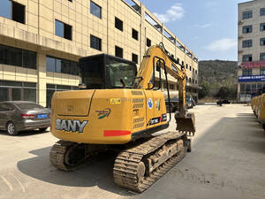 Mini-excavatrice SANY SY75C 2019 d'occasion, engin de construction hydraulique sur chenilles, moteur Isuzu, composants principaux, pompe moteur - Product Image 3